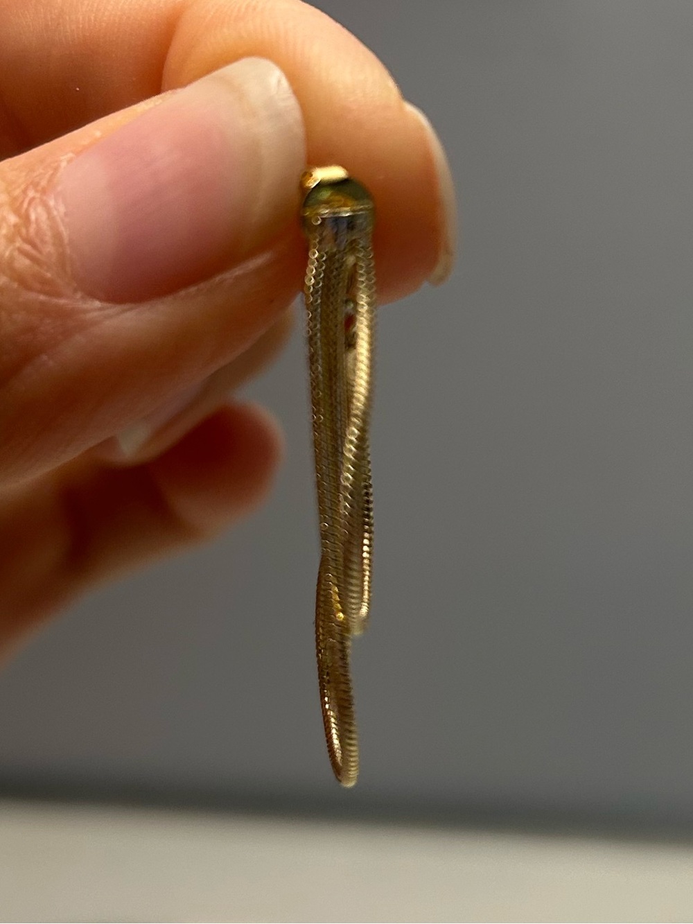 Gold-Colored 3 Loop Earings